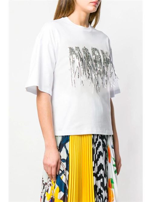 T-shirt con paillettes MSGM | 2641MDM67X 19529801